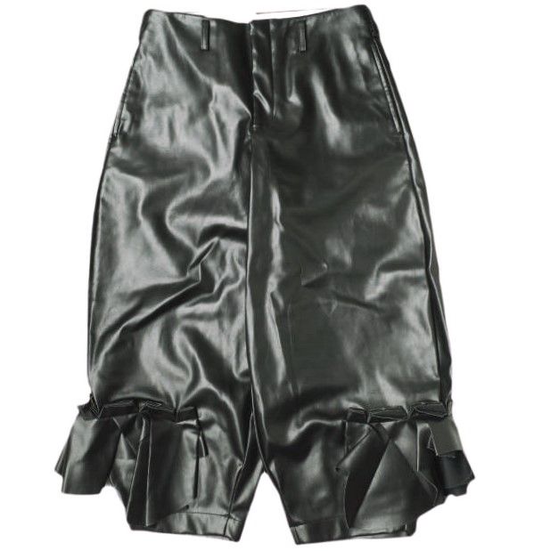 COMME des GARCONS コムデギャルソン 24AW 日本製 Ruffle Faux Leather