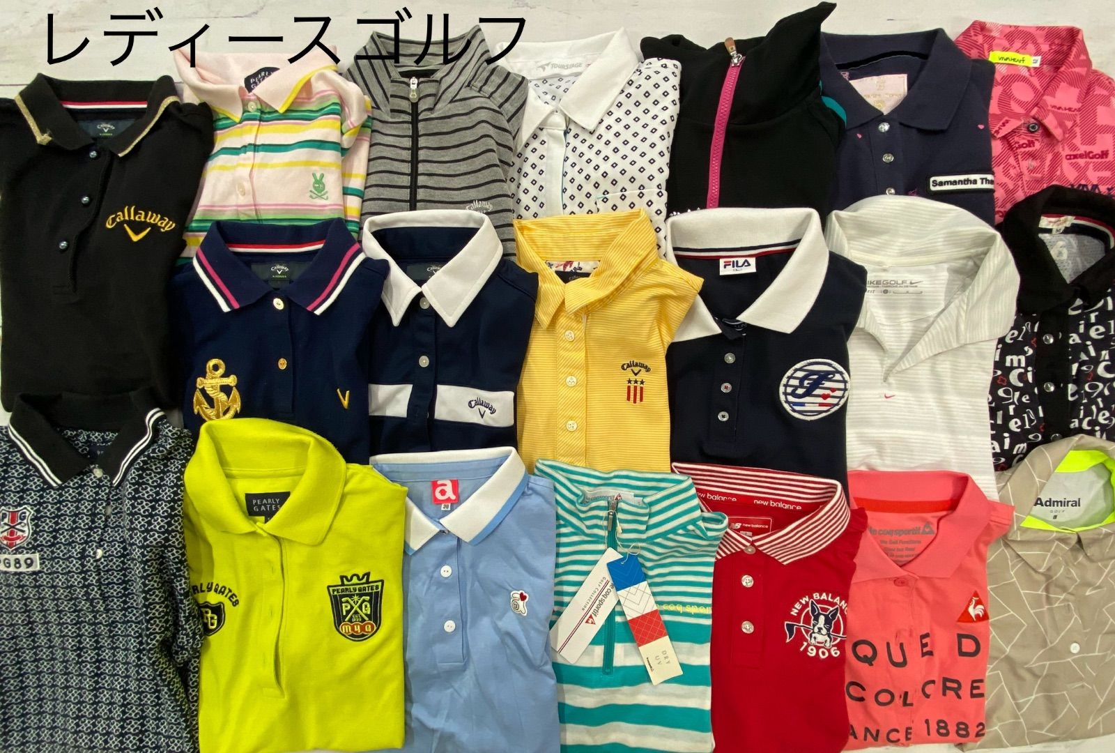 Munsingwear サンスクリーン フィラシス 飛び刺繍 半袖ポロシャツ М