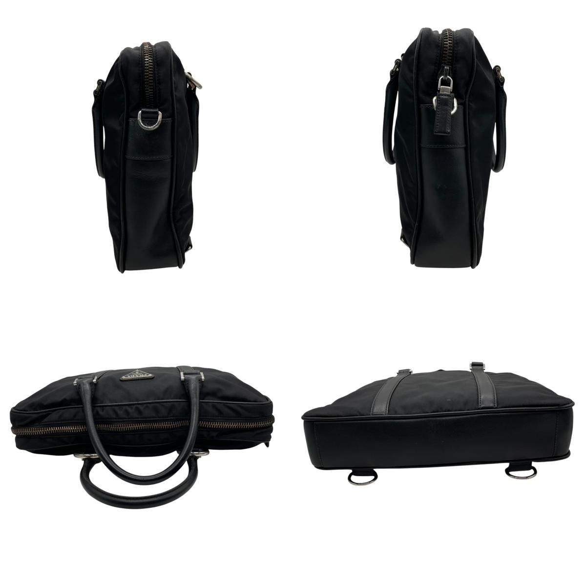 美品】PRADA プラダ ビジネスバッグ ブリーフケース 書類鞄 2WAY