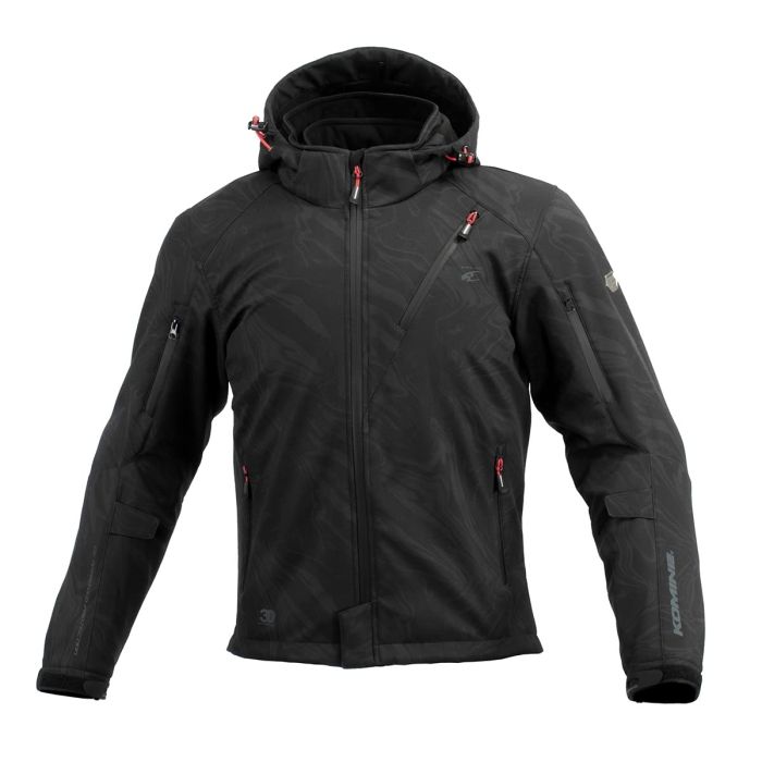 5営業日で発送 コミネ JK-5792 Protect Softshell W-Parka-IFU 07-5792 Neo Black Marble L
