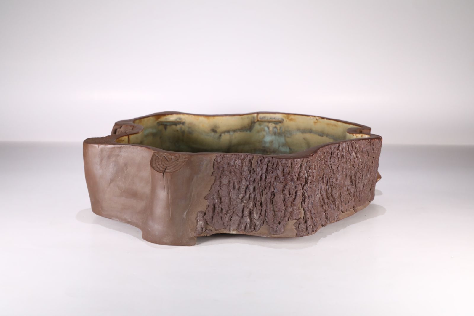 石井盆栽 木の切株風 鉢 オシャレ かわいい p-023