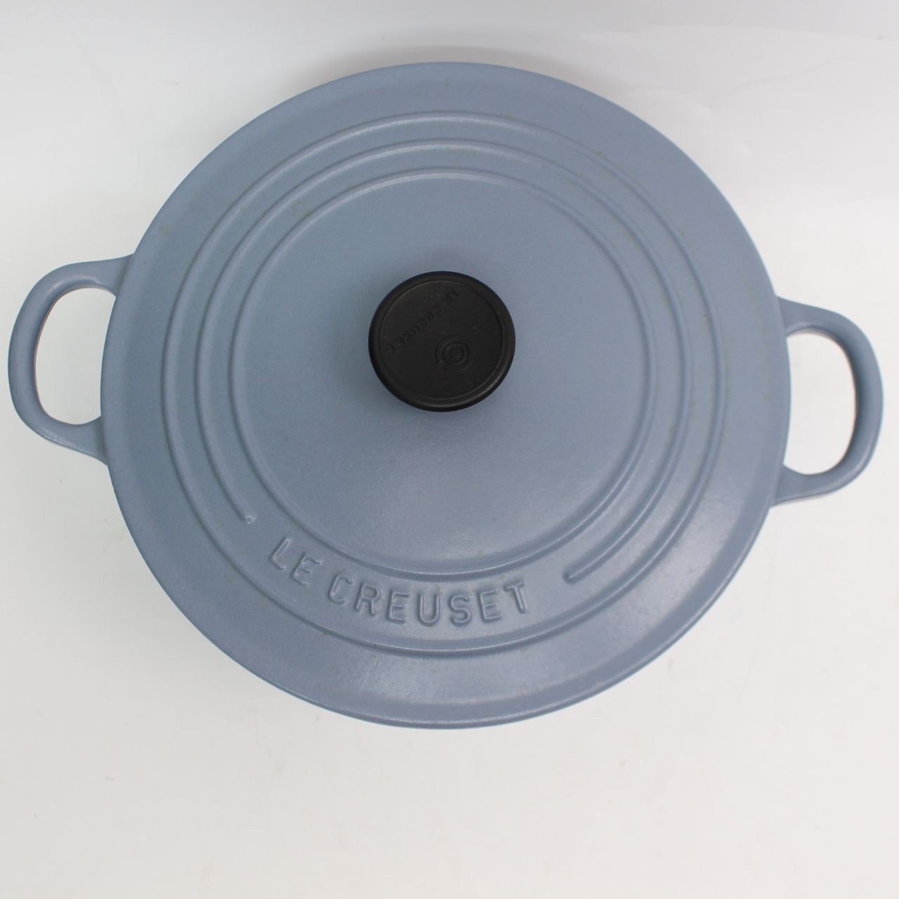 522)LE CREUSET 22cm 両手鍋 ラベンダー ルクルーゼ ココットロンド