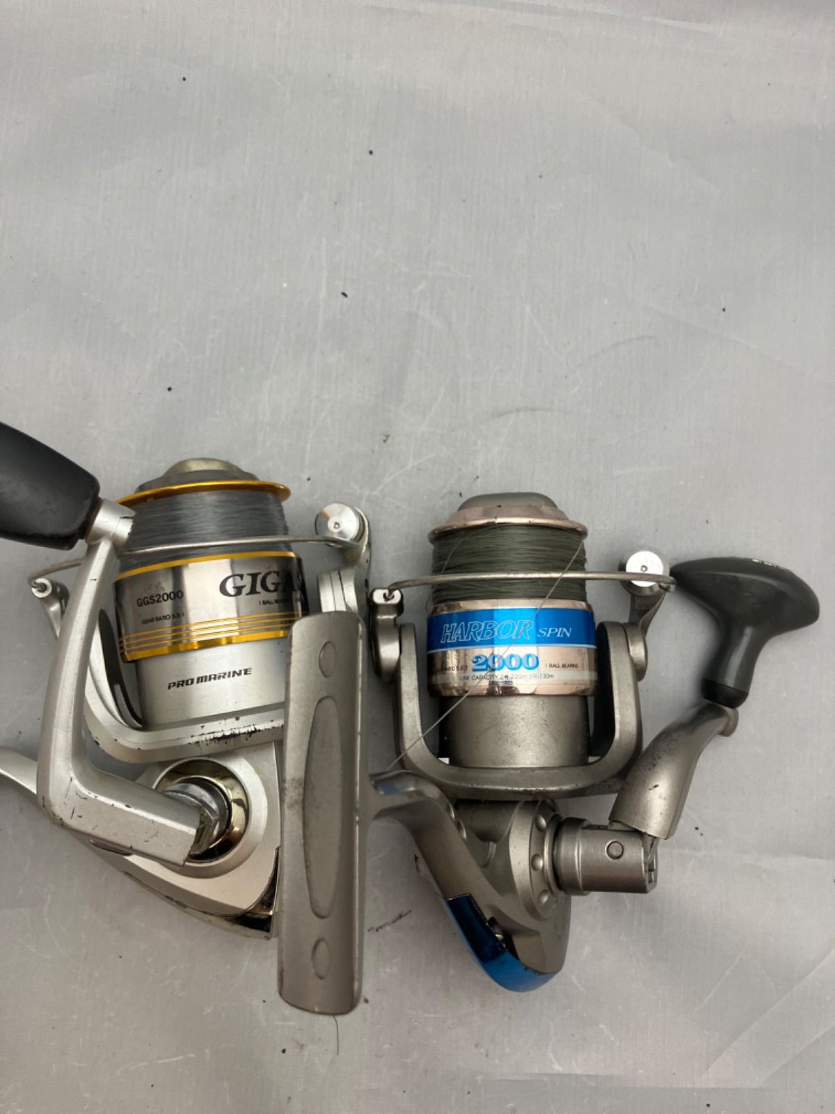 ☆ リール3点セット HARBOR spin 2000/giga spin ggs2000/daiwa mark 