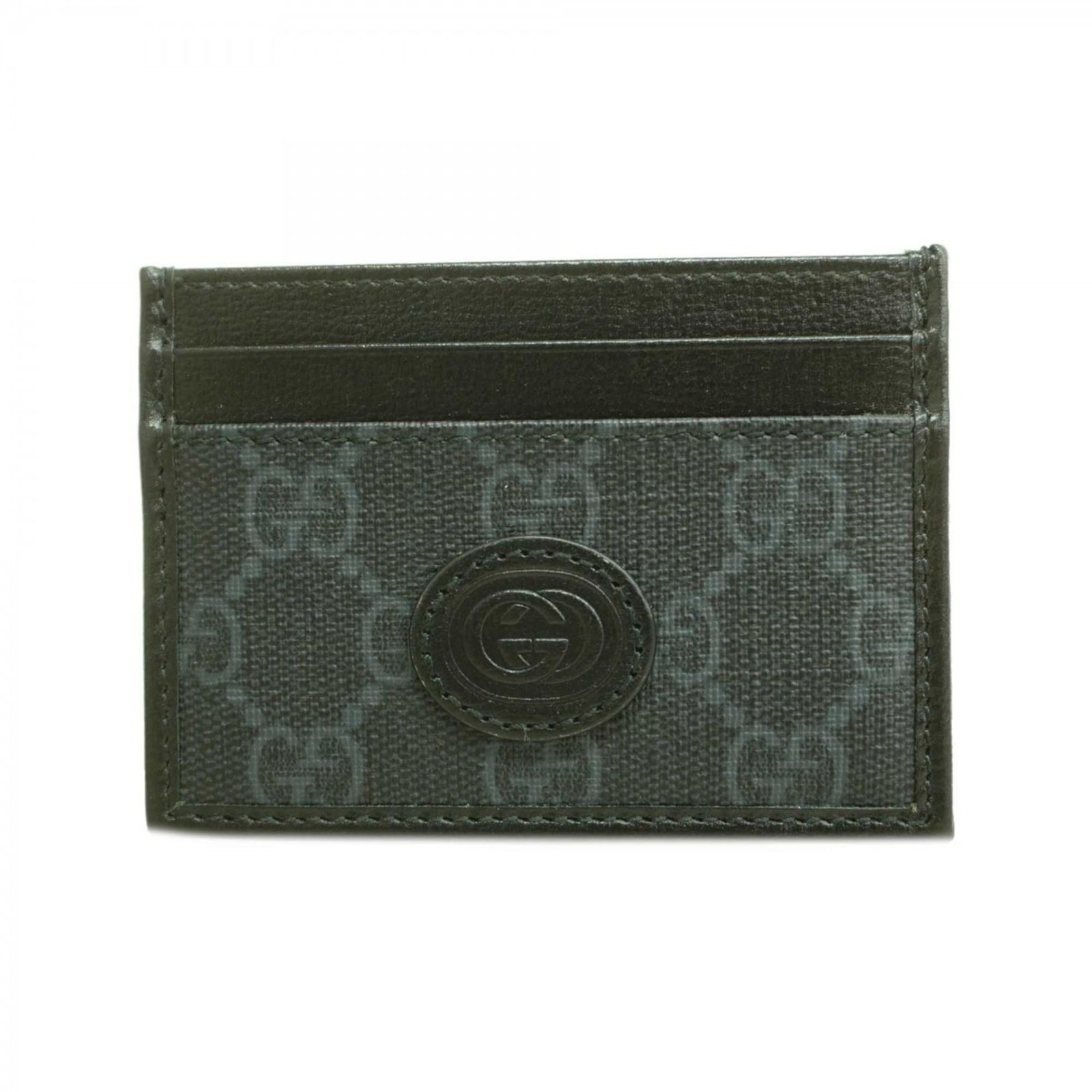 グッチ(Gucci) グッチ 名刺入れ・カードケース GGスプリーム 673002  ブラックメンズ