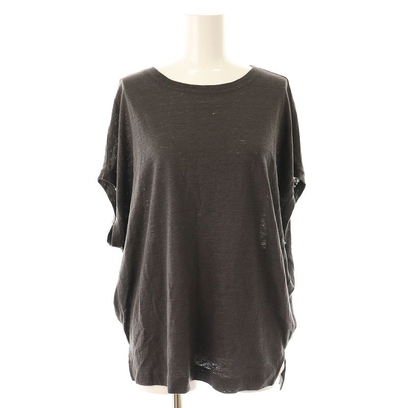 プラステ PLST 21SS Tシャツ カットソー 麻 リネン フレンチスリーブ /KL