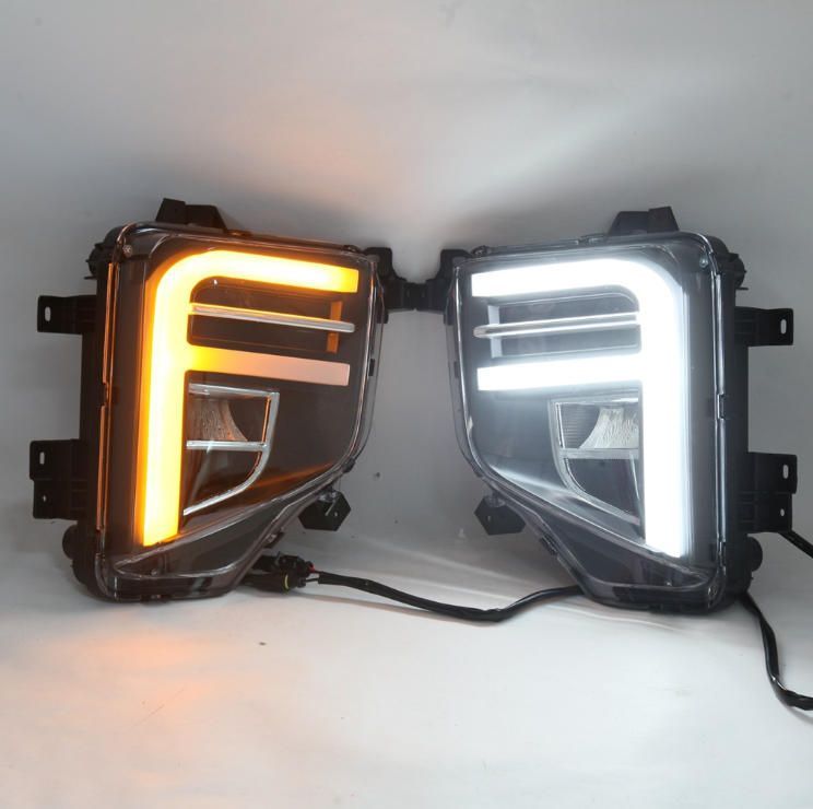 三菱トライトンL200日行灯フォグランプLEDデイライトライトフォグランプ改修に適用されます 左右2本