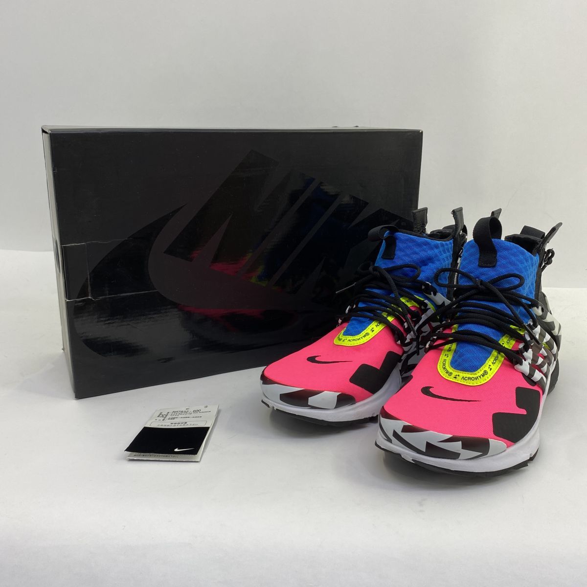 NIKE ナイキ AIR PRESTO MID | ACRONYM エア プレスト ミッド アクロニウム AH7832-600 US9 27cm 箱有