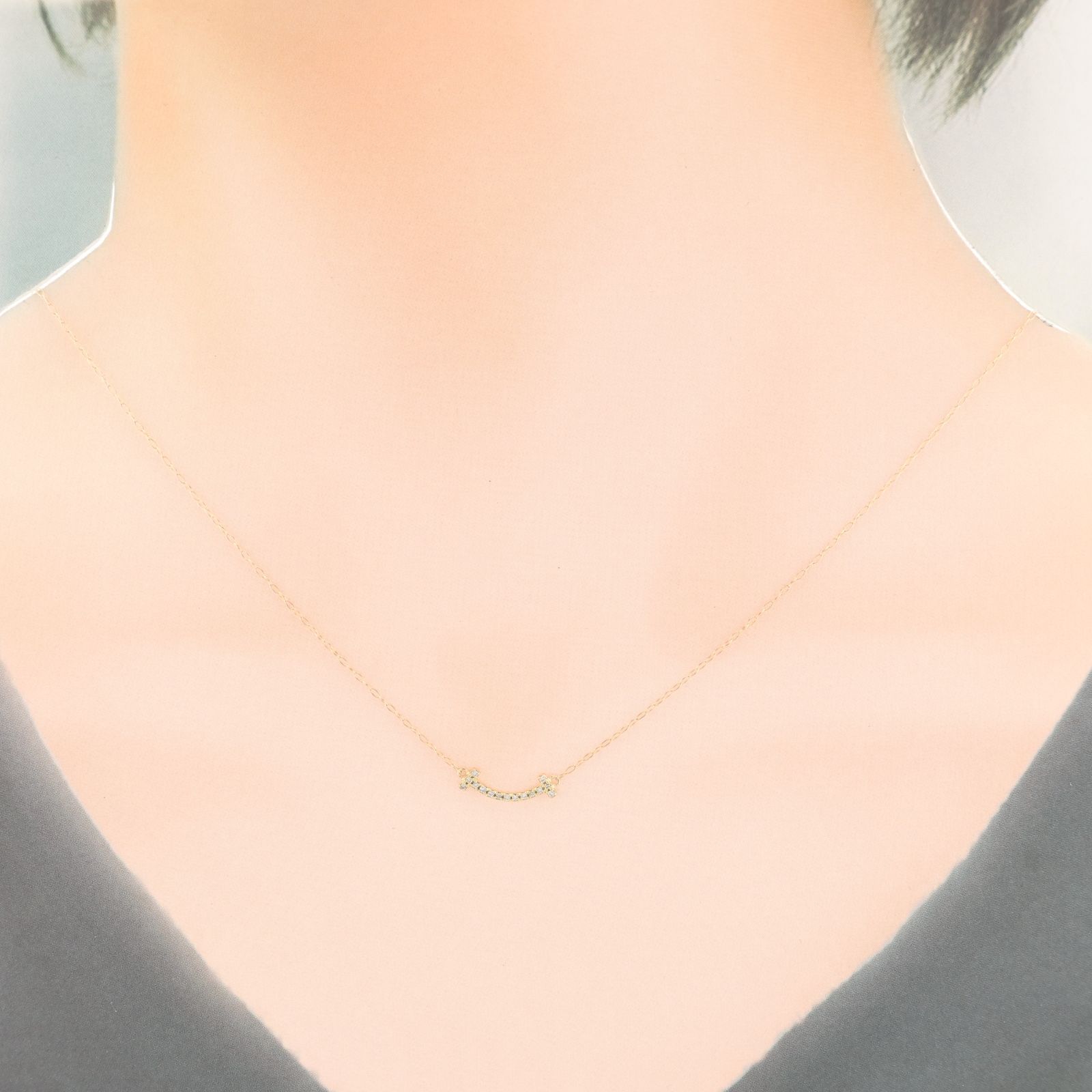 参考定価30,250円！》 K18 ゴールド ダイヤモンド 0.05ct ネックレス 