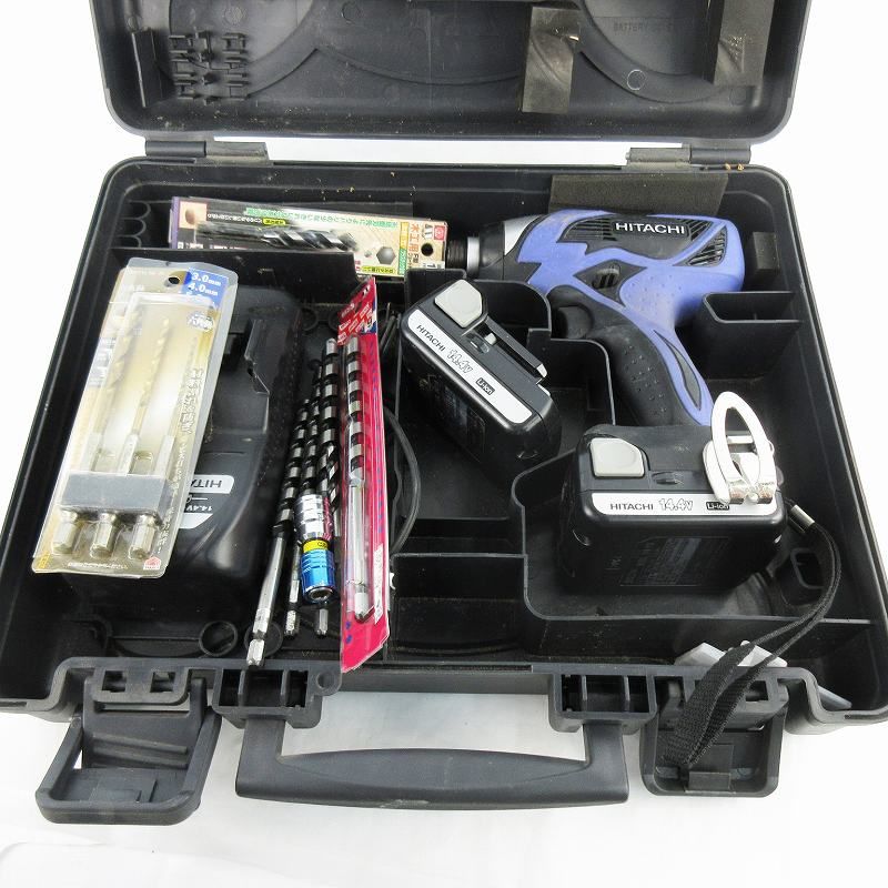 HITACHI 日立 電動 インパクトドライバー FWH-14DSAL 工具 DIY 動作 済