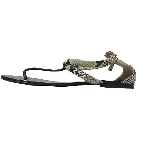 ヴィッチーニ VICINI 美品 PYTHON STRAP SANDAL パイソン ストラップ 