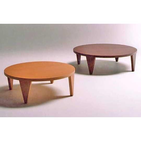 座卓 ローテーブル 120丸 折りたたみモダン座卓 ROUND 天然杢オーク 2色対応
