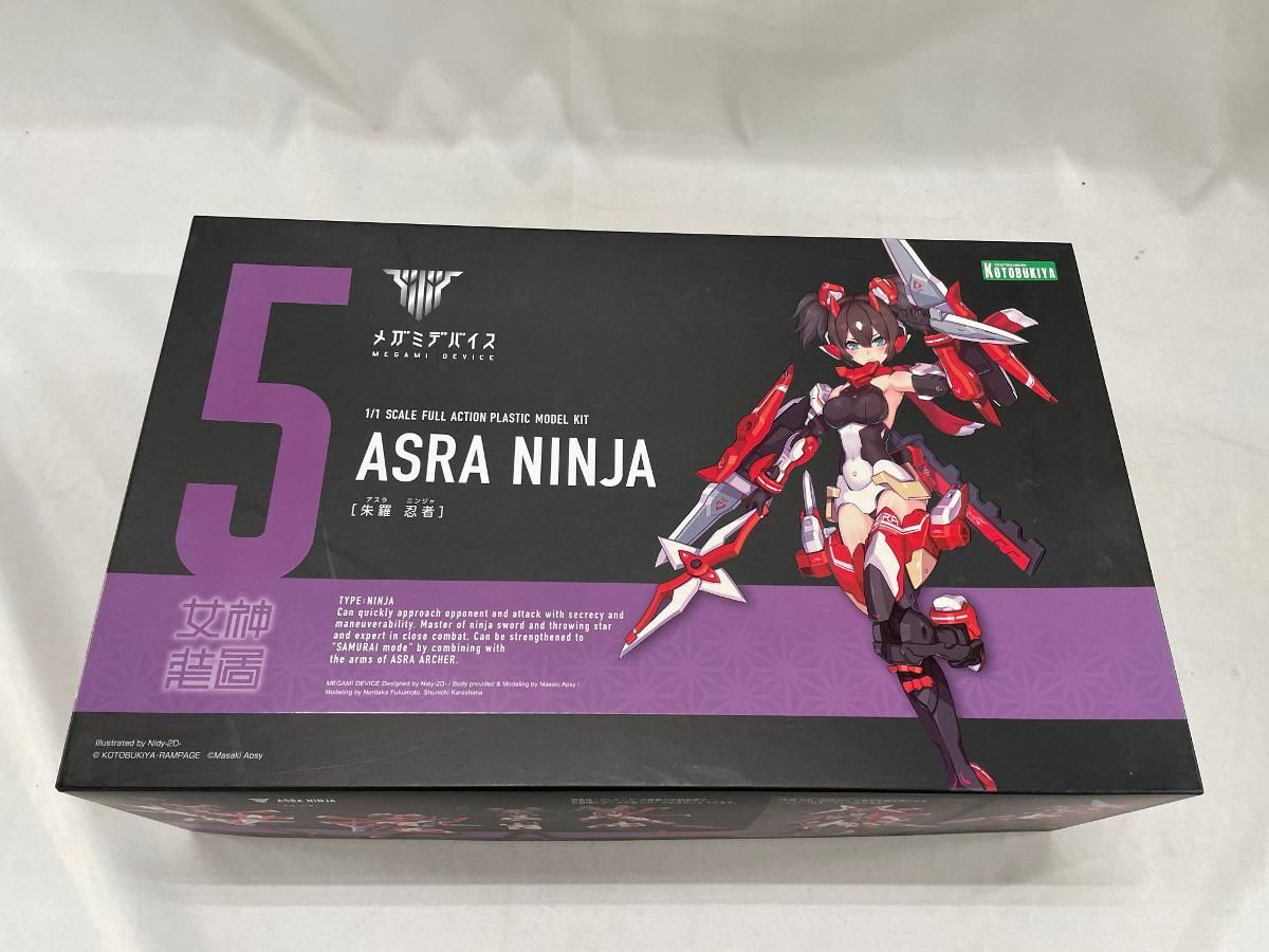未開封 メガミデバイス 朱羅 忍者 2/1スケール 中古】(本体A-/箱B)