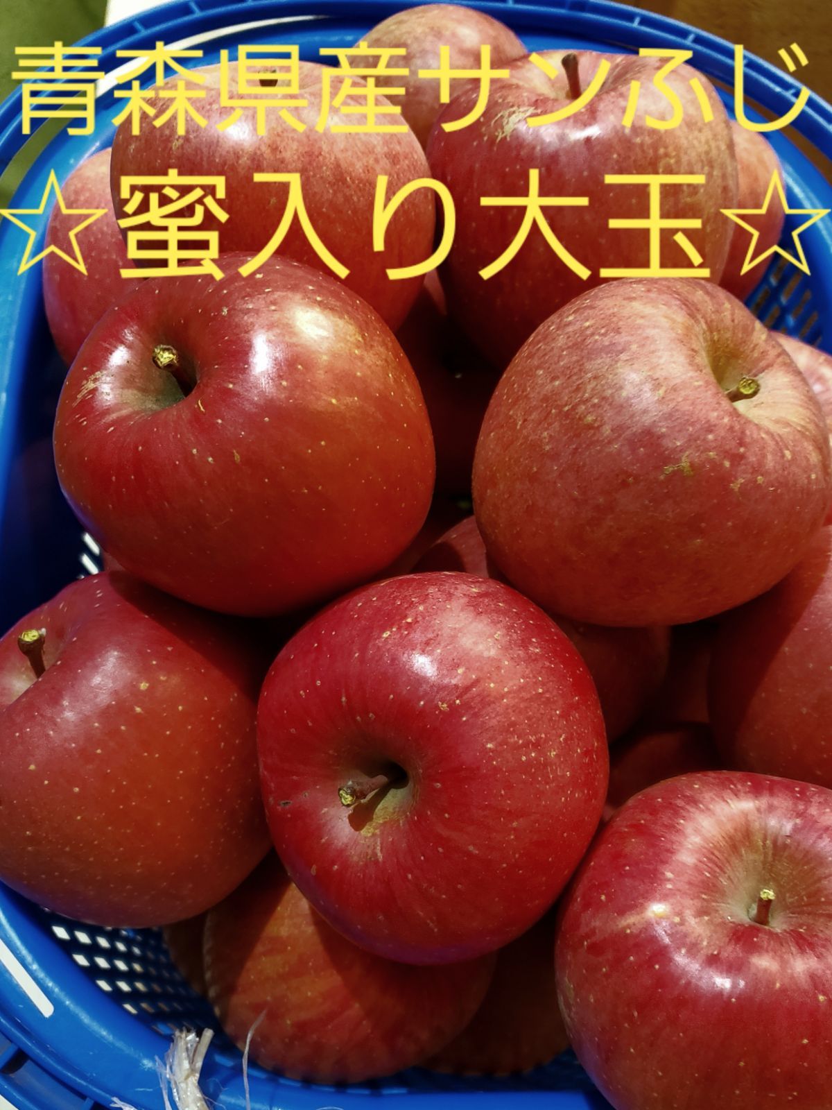 ★期間限定★青森県産 ふじ りんご 大玉入 家庭用 6~8玉
