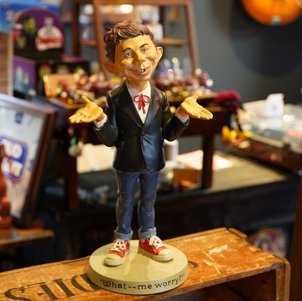 MAD magazine Alfred E Neuman像 置物 Amazon.co.jp: MAD magazine Alfred E Neuman像 置物 : ホーム