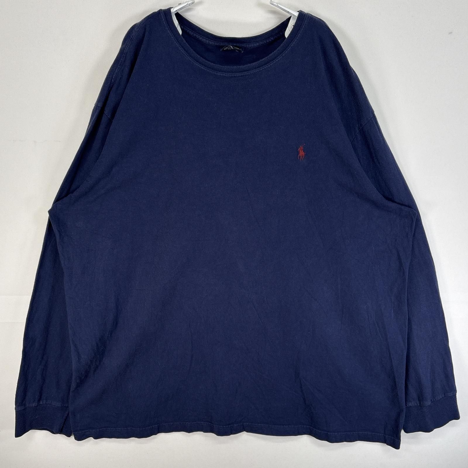 【k8468】berry200　希少USA古着ポロバイラルフローレン90s IS519 US古着ポロバイラルフローレン刺繍ハーフボタンニット90s