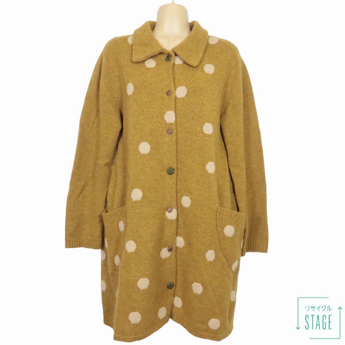 JOCOMOMOLA(ホコモモラ) コート サイズ40 XL レディース - ブルー