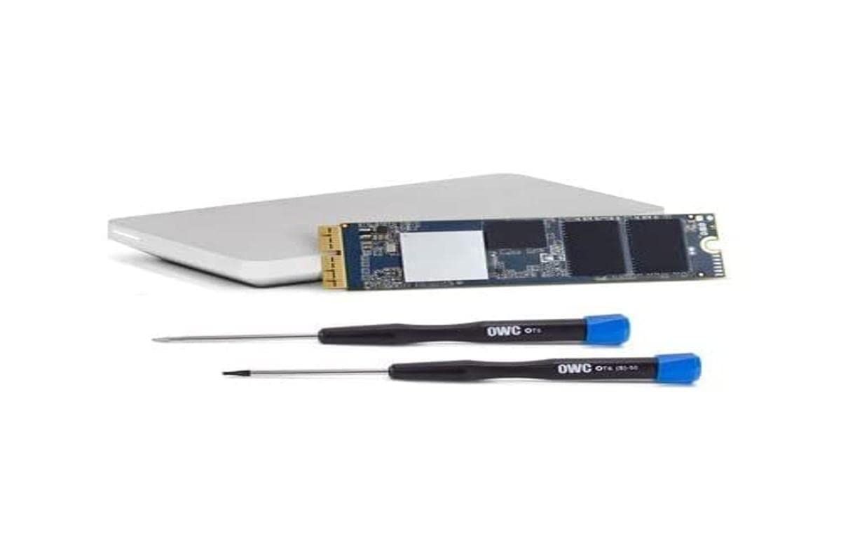 OWC 480GB Aura Pro X2 SSD 完全アップグレードソリューション 工具 - Envoy Proケース付属 対応機種 MacBook Air 2013年中期～2017年 - MacBook Pro Retina 2013年後期～2015