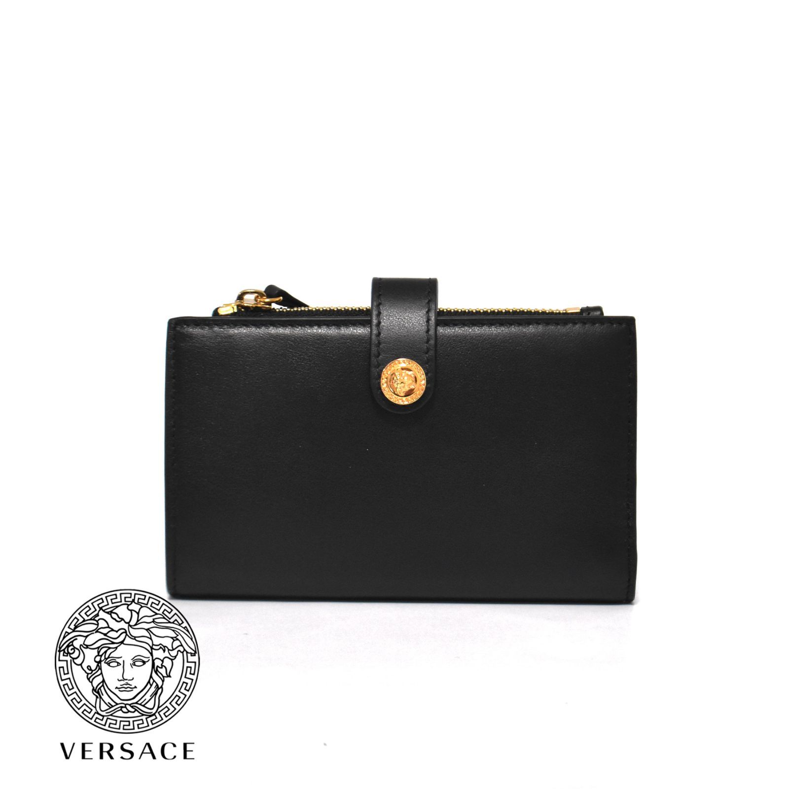 VERSACE 2つ折り財布 小銭入れ付き カーフスキン メンズ - メルカリ