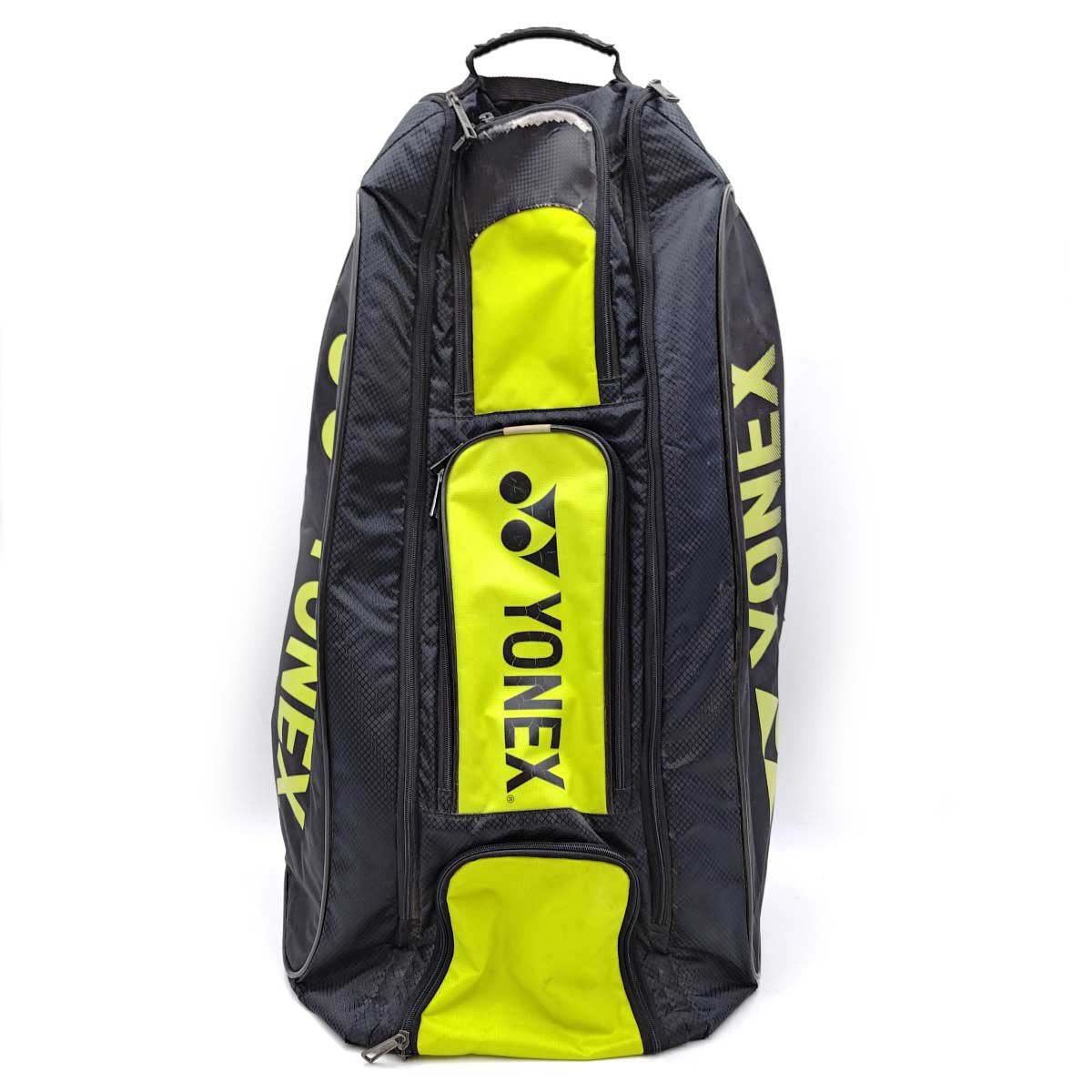 ヨネックス YONEX BAG1612R ラケットバック  ブラック/イエロー YONEX ヨネックス 「TOURNAMENT series ラケットバッグ6