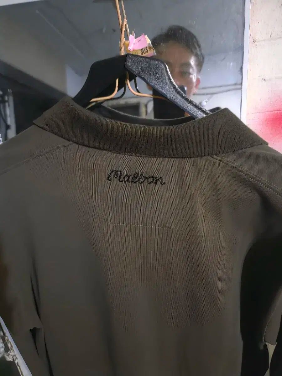 マルボンゴルフ メンズ 長袖 ポロシャツ L カーキ