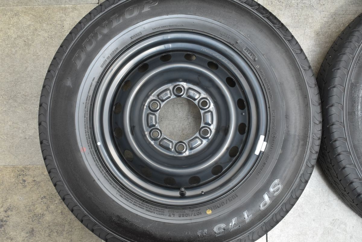 帽子 新車外し 製 トヨタ 200系 ハイエース 純正 15in SP175N 195 80R15 107 105S LT レジアスエース ボンゴブローニイバン バリ溝 最大80％割引!