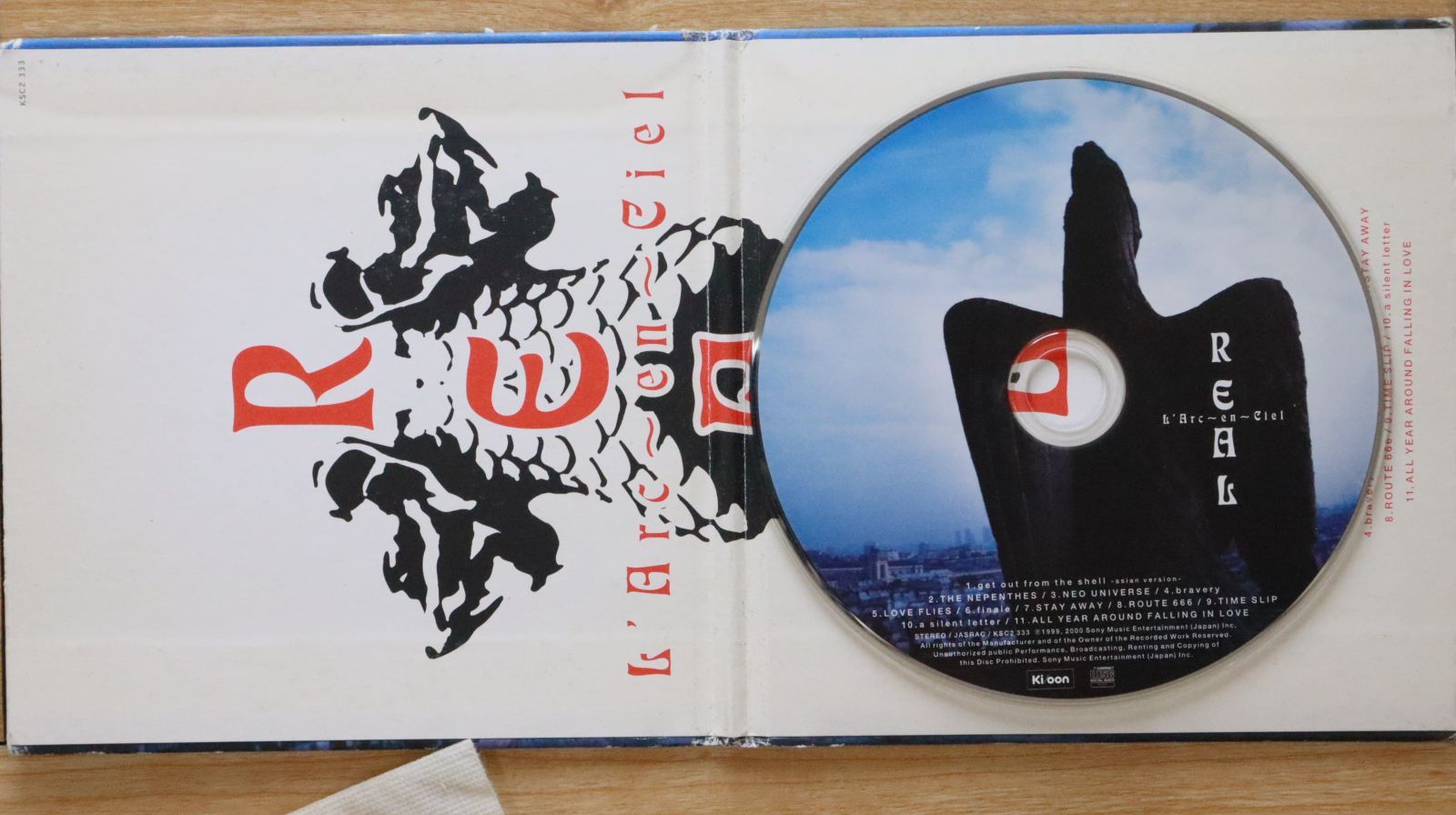 国内盤CD☆ラルク アン シエル/L'Arc~en~Ciel□ REAL 【KSC2333