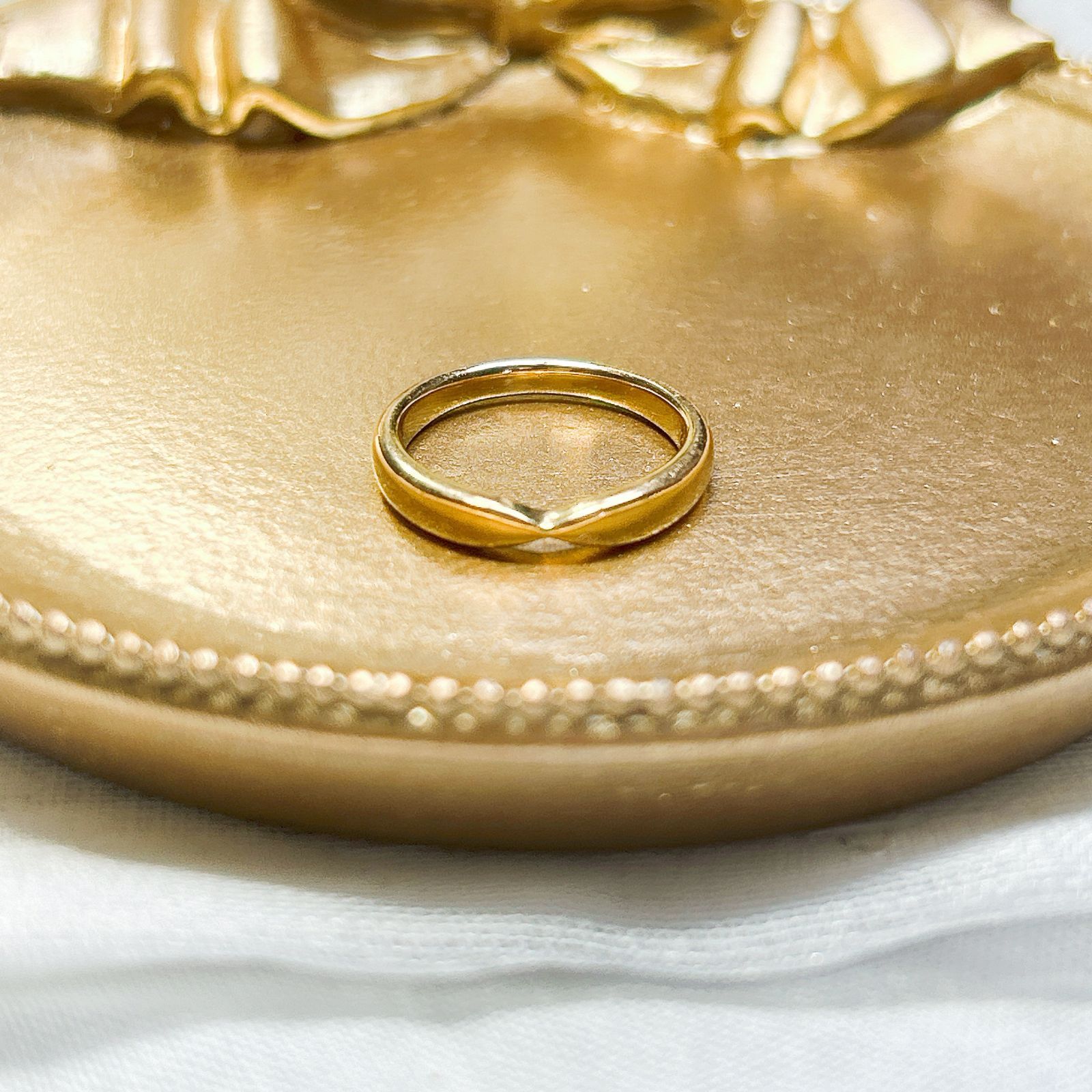 750(K18)Tiffany & Co. ハーモニー ゴールドリング - メルカリ