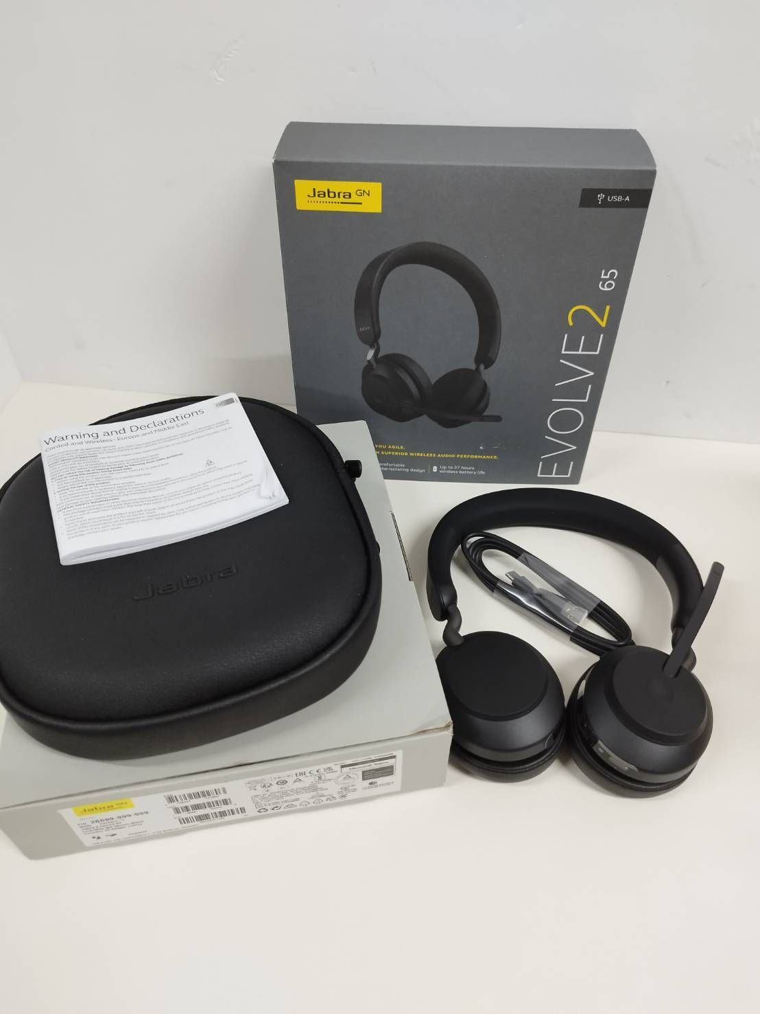 美品】Jabra EVOLVE 2 65 ワイヤレスヘッドホン | cereals.ir