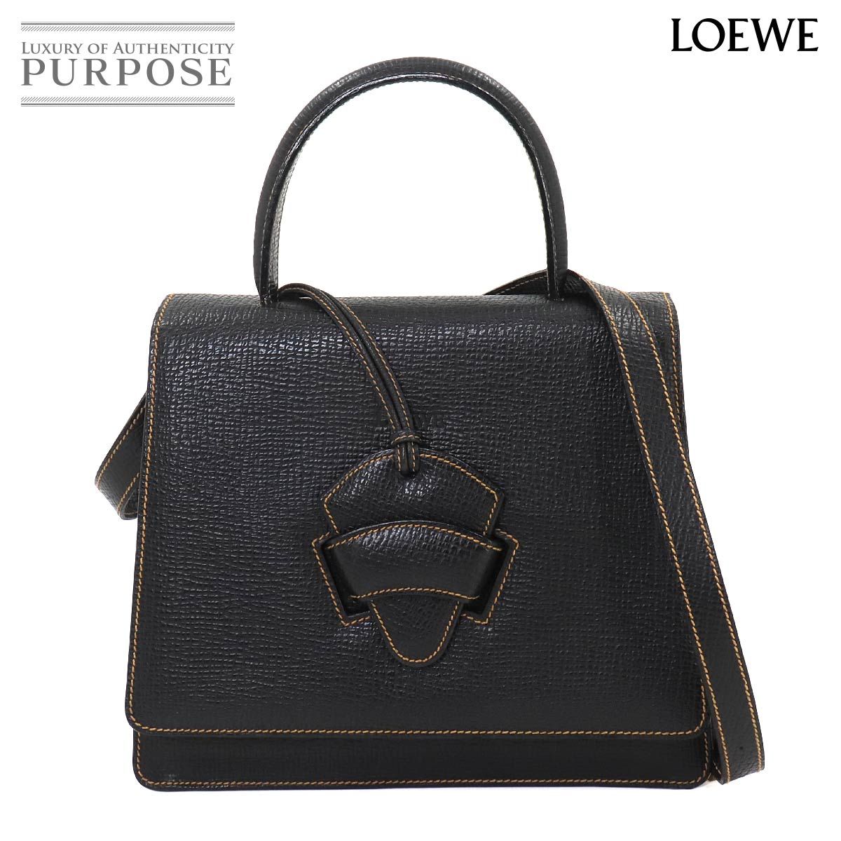 新品同様 ロエベ LOEWE バルセロナ 2way ハンド ショルダー