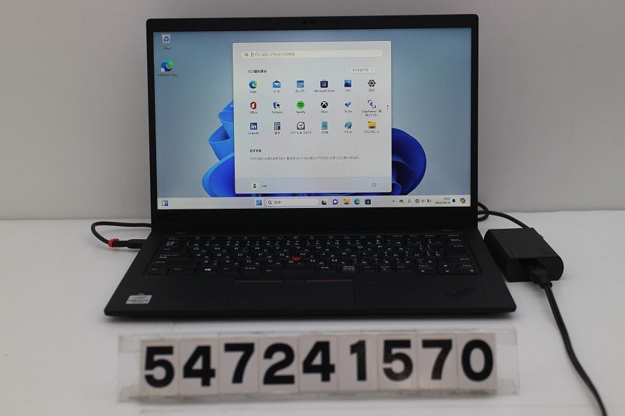 Lenovo ThinkPad X1 Carbon 8th Gen Core i5 10310U 1.7GHz/16GB/256GB(SSD)/14W/FHD(1920x1080) タッチパネル/Win11 【547241570】