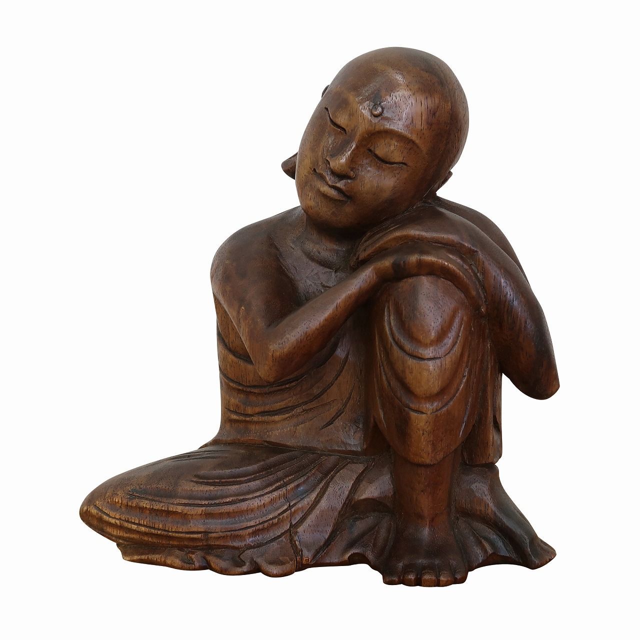 木彫り、僧侶の装飾 - インテリア小物