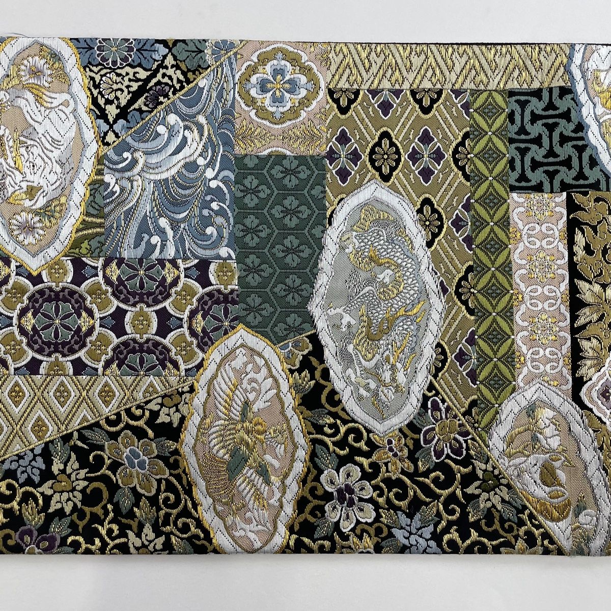 ドラゴン刺繍 袋帯 金色 黒色 新品！金色の龍 刺繍袋帯 【公式通販】