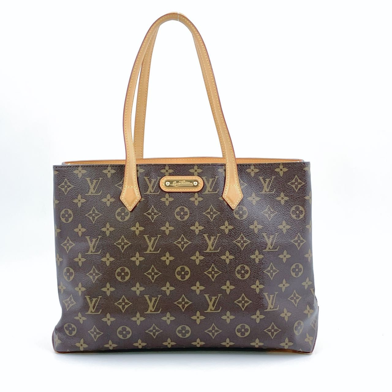 ルイヴィトン LOUIS VUITTON ティヴォリPM モノグラム ハンドバッグ PVC レザー 恋しく ブラウン M40143【中古】