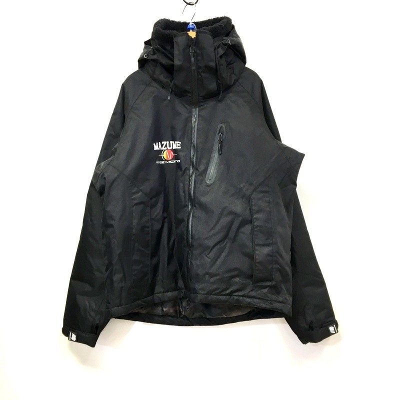 MAZUMEタイドマニアオールウェザージャケット カモ オレンジブルー