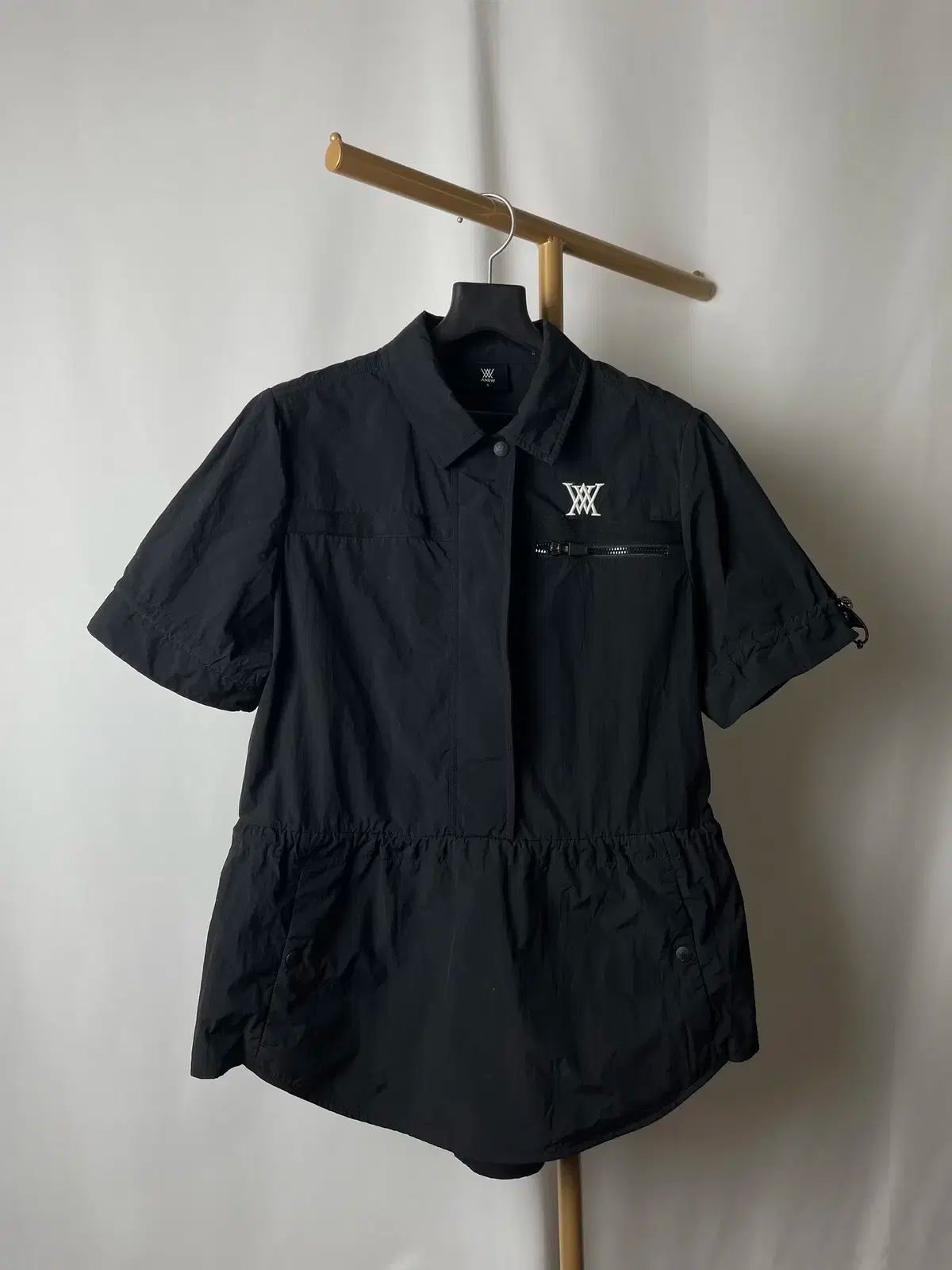 S ANEW ショートスリーブ ウーブン Anorak アノラック