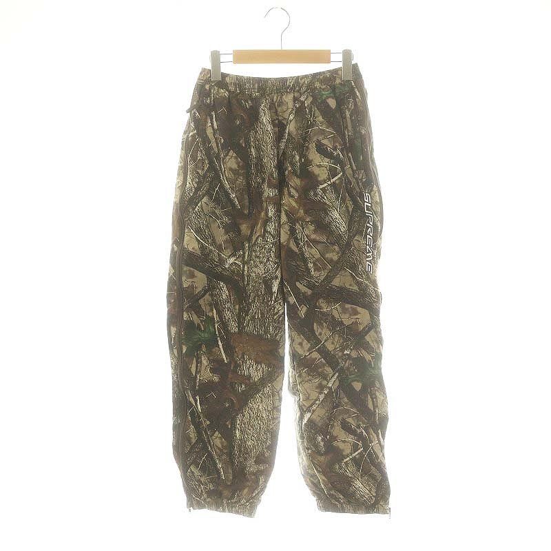 シュプリーム SUPREME REAL TREE WARM UP PANTS リアルツリーカモ柄ウォームアップパンツ ジョガー S 茶 |MI OS
