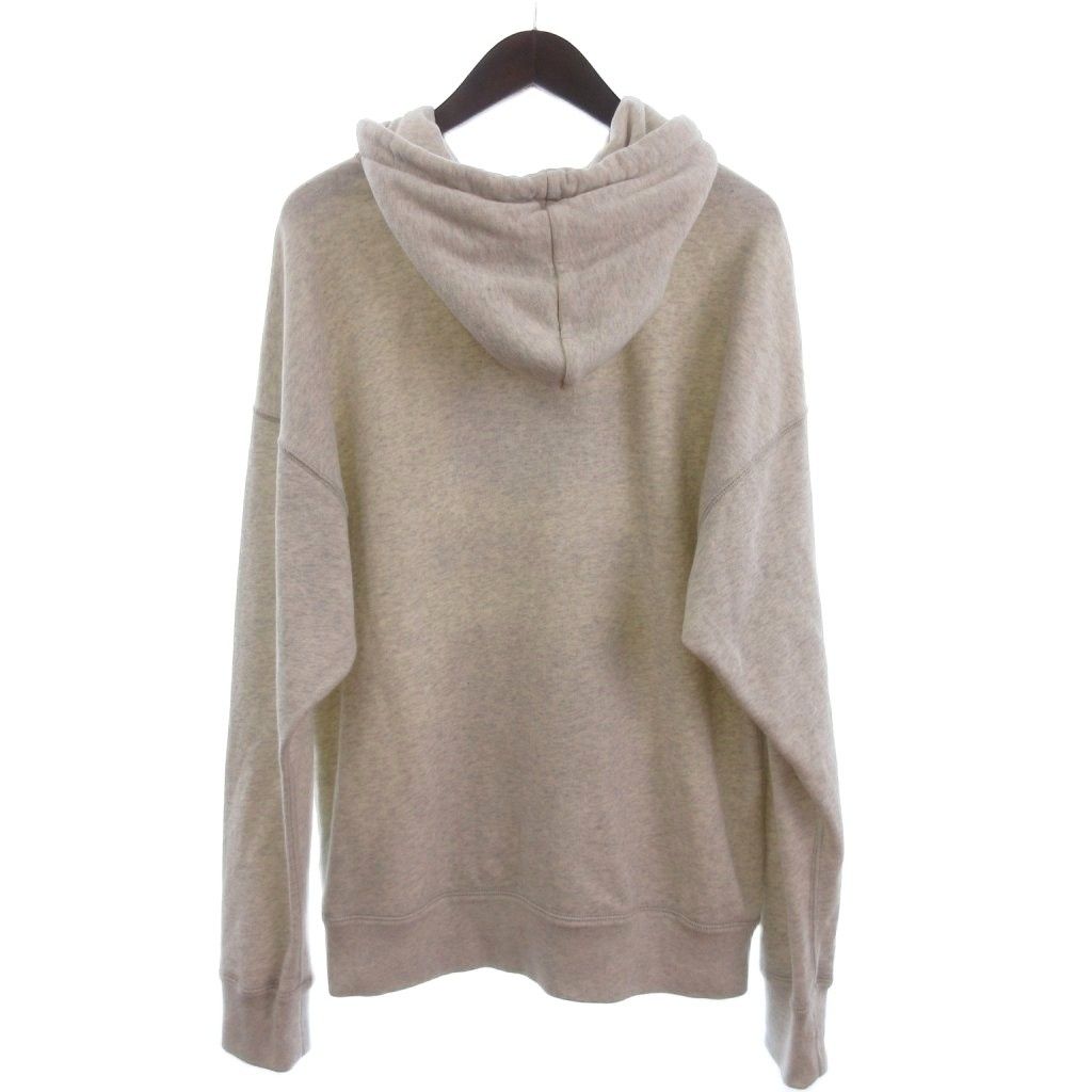 イザベル マラン エトワール ISABEL MARANT ETOILE パーカー プルオーバー スウェット 長袖 ロゴ 裏起毛 生成り色 ベージュ系 34