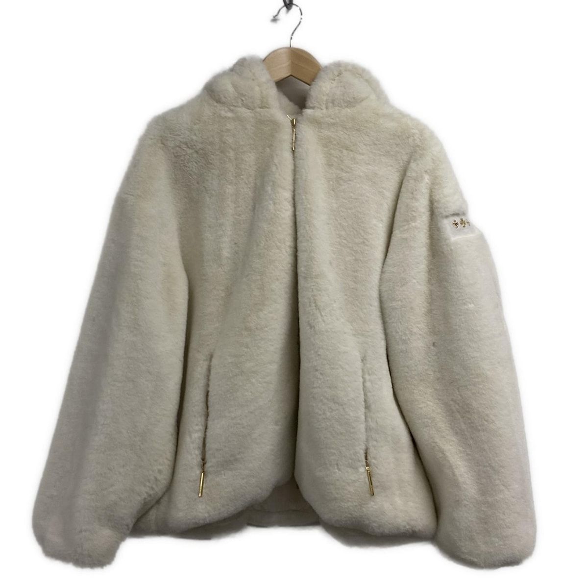 TATRAS - TATRAS(タトラス) ブルゾン サイズ04 XL レディース美品  YUMOLA(ユモラ) LTAT23A4906-L アイボリー 長袖/エコファー/冬 TATRAS(タトラス) ブルゾン サイズ04 XL レディース美品 YUMOLA