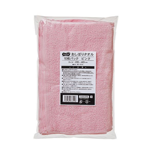 まとめ TANOSEEおしぼりタオル ピンク