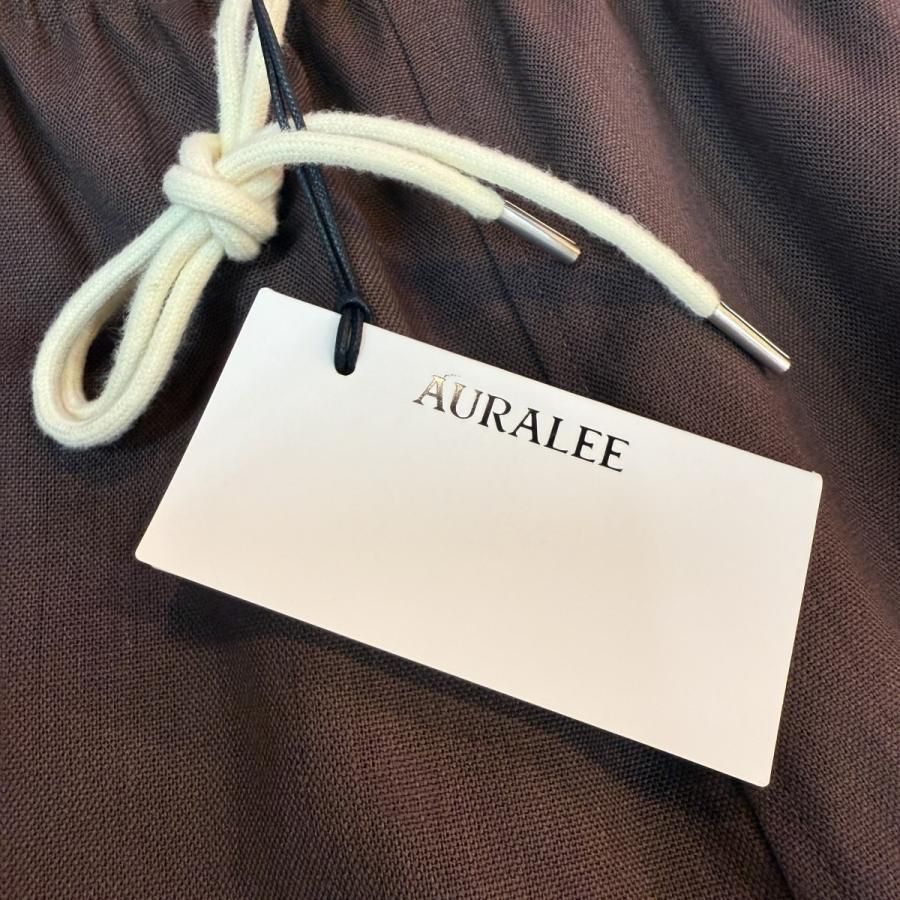 【未使用】25SS AURALEE オーラリー　ウールショートパンツ　黒　4 Auralee プリーツ ショートパンツ | ブラック | FARFETCH JP