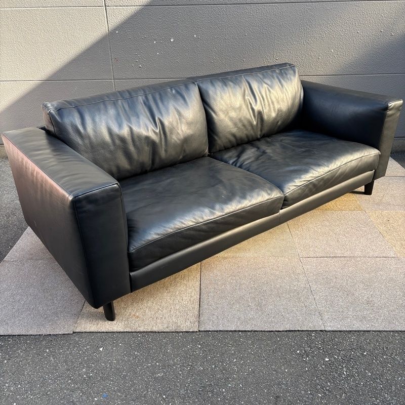 ACTUS アクタス five by five ファイブ・バイ・ファイブ レザー ソファ