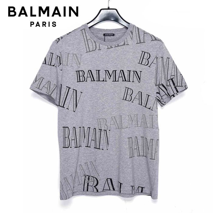 BALMAIN バルマン メンズ Tシャツ グレー 灰 13496 半袖