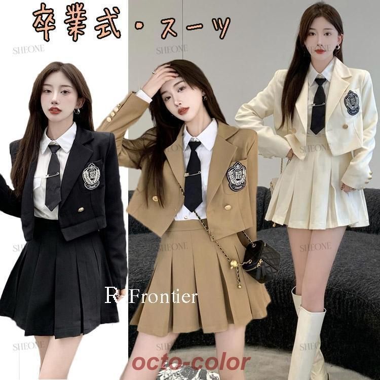 卒業式 スーツ 女の子 韓国 制服 ピアノ発表会 スーツ 卒服 女の子 フォーマル 大きいサイズ ゆったりサイズ 4点セット 2点セット 小学生 高校生 韓