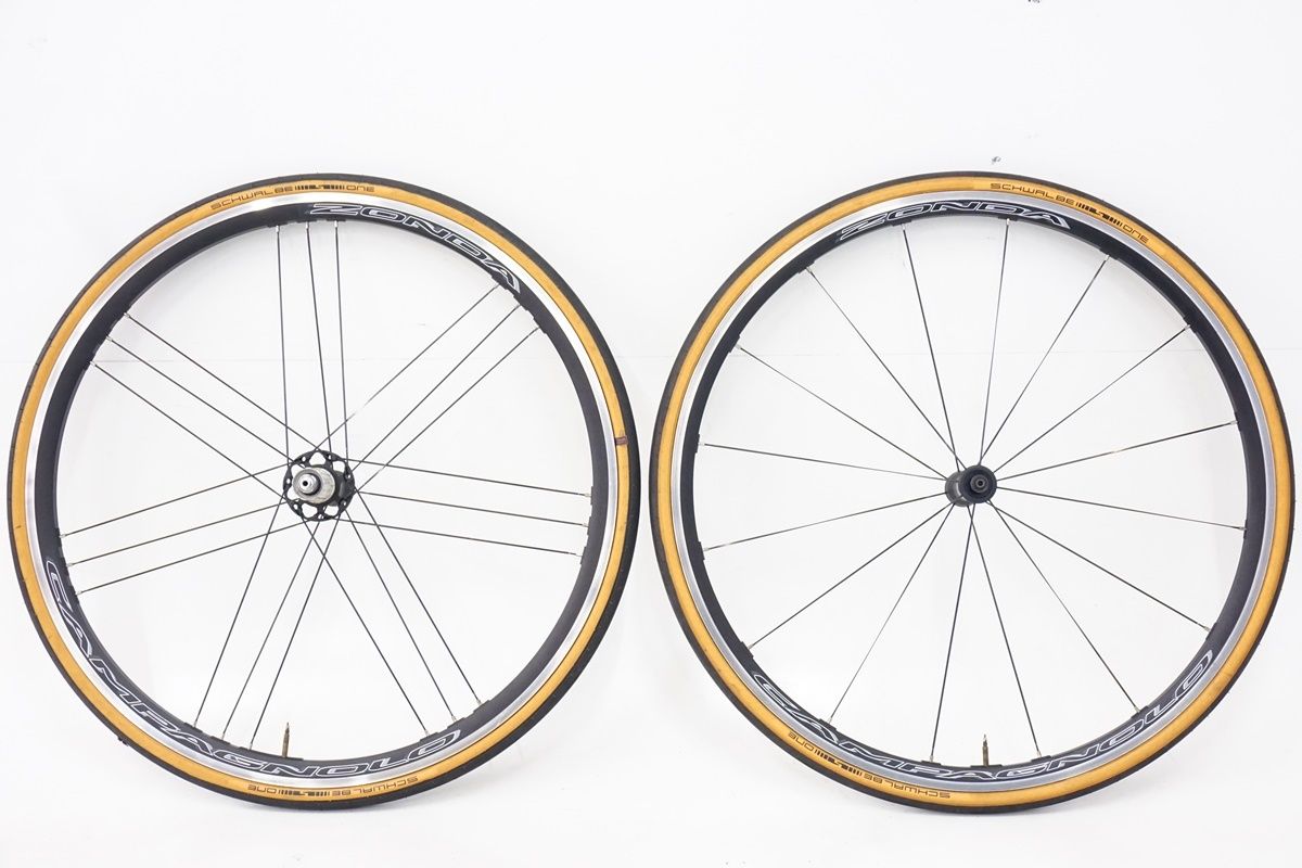 【美品】CAMPAGNOLO ZONDA C17 シマノ11速 ホイールセット CAMPAGNOLO「カンパニョーロ」 ZONDA C17 シマノ11速 ホイール