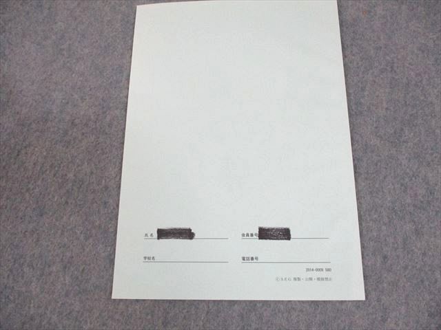 SEG (科学的教育グループ) 高1数学D/Eクラス 問題集(1～3学期