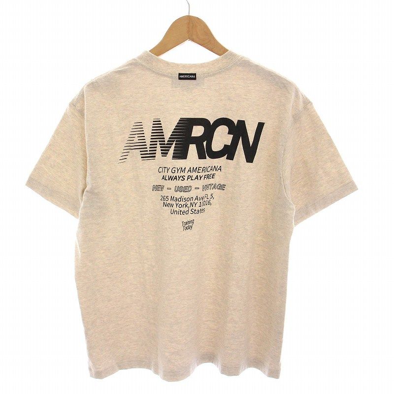 【AMERICANAアメリカーナ】CITY GYM AMERICANA Tシャツ AMERICANA/アメリカーナ】CITY GYM AMERICANA Tシャツ（Tシャツ