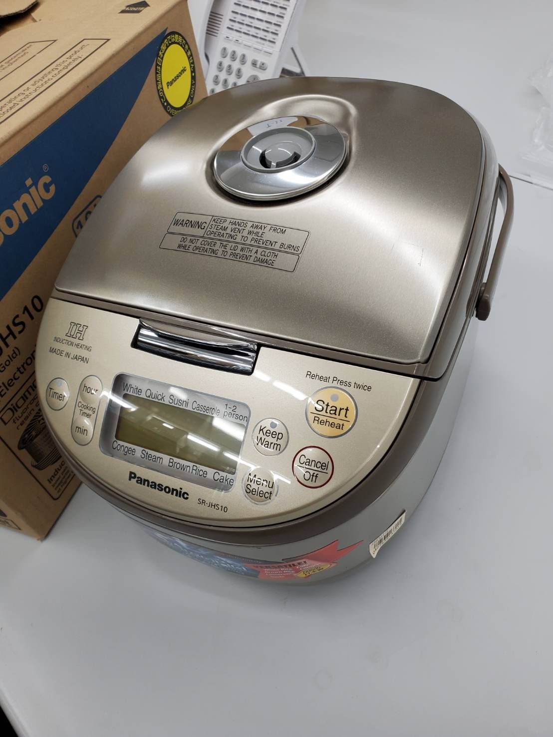 展示品・未使用】Panasonic SR-JHS10 海外向け炊飯器 5合炊き 海外仕様220V - メルカリ