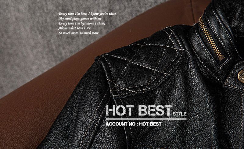 上質 メンズ レザー ジャケット カウハイド 牛革 スタンダードスタイル