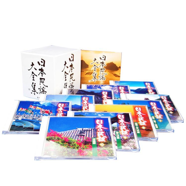 新品】日本民謡大全集　NKCD-7211-20　114ページ歌詞本付き　メルカリ　CD10枚組　collections　全200曲　(CD)