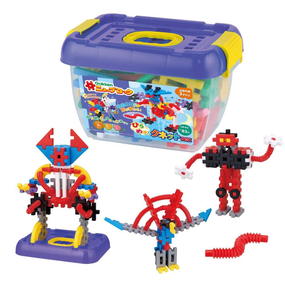 学研_Gakkenニューブロック ひらめき! クネットBOX 83185 単品 クネットBOX 2021モデル